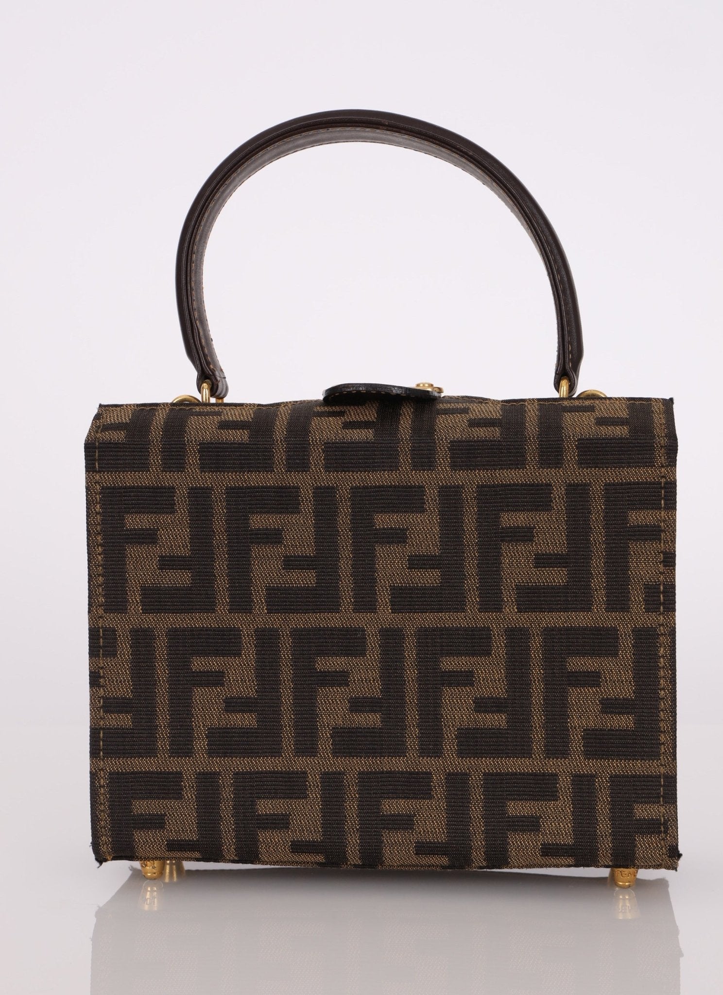 Fendi Zucca Top Handle Vanity - FashioNica