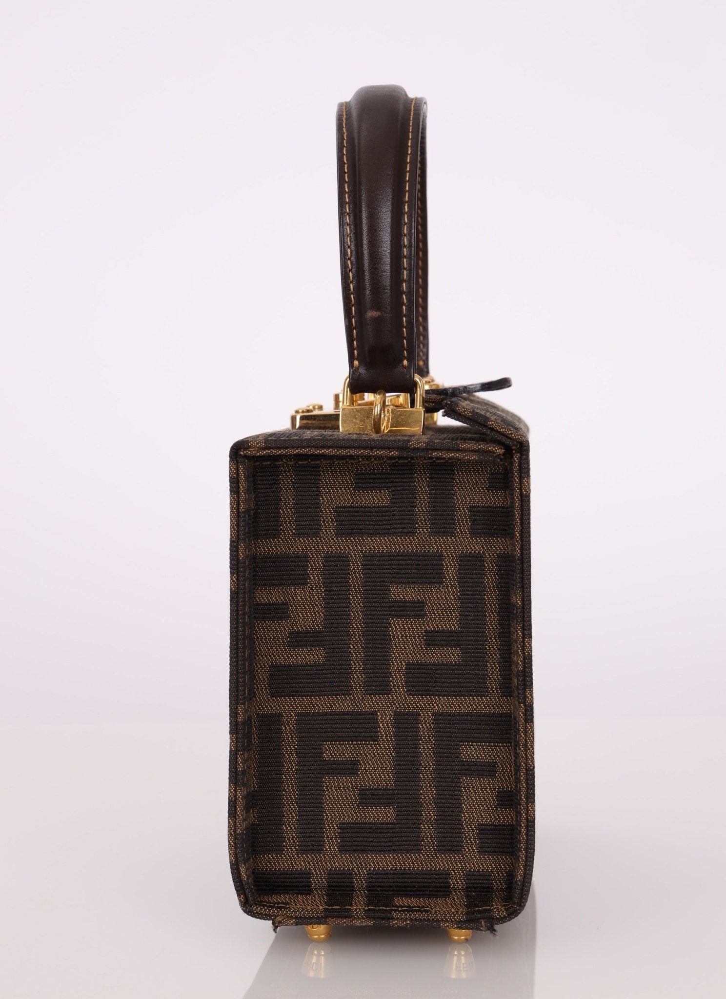 Fendi Zucca Top Handle Vanity - FashioNica