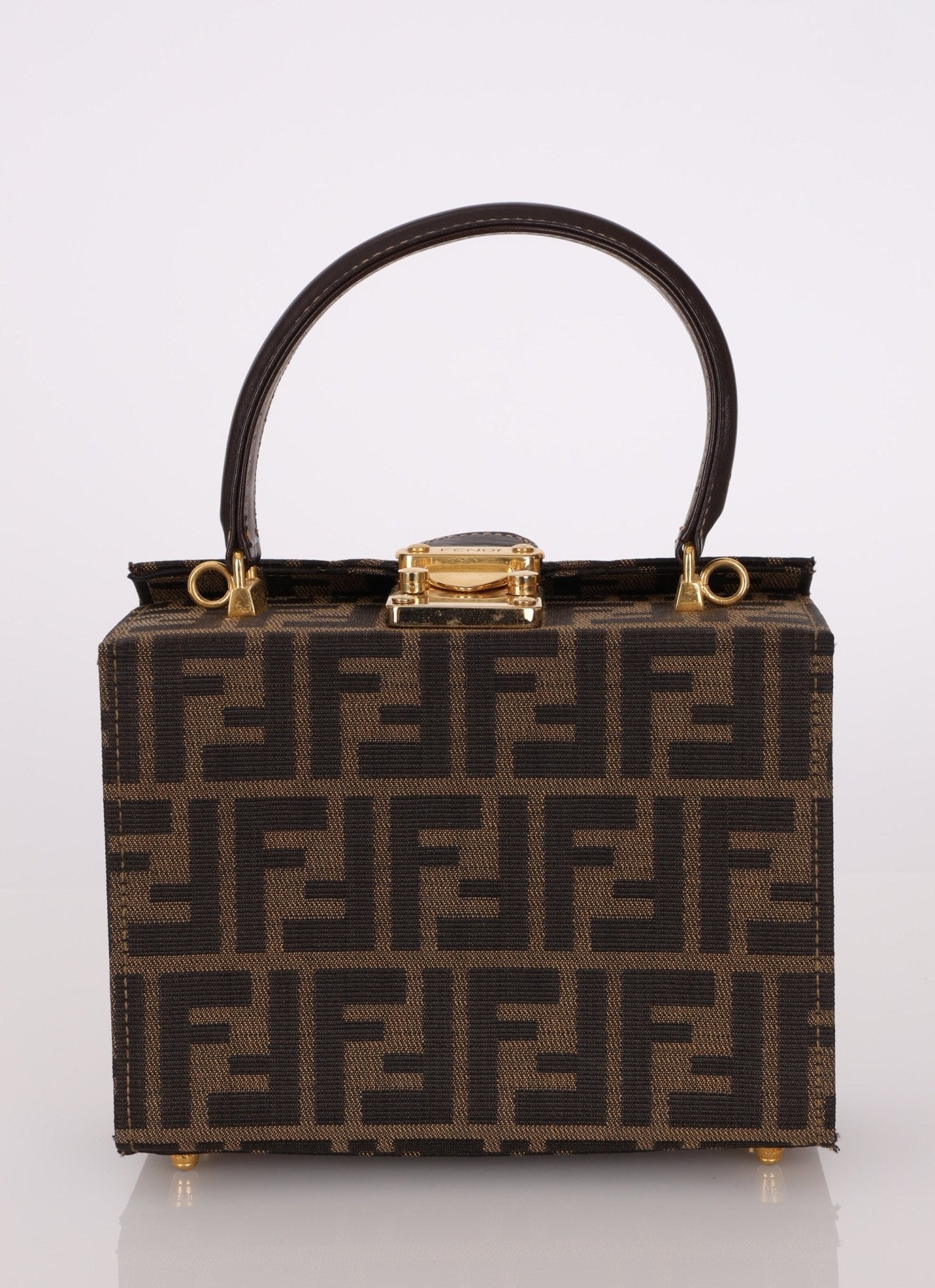 Fendi Zucca Top Handle Vanity - FashioNica