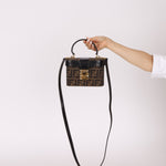 Fendi Zucca Vanity Bag w Strap GHW - FashioNica