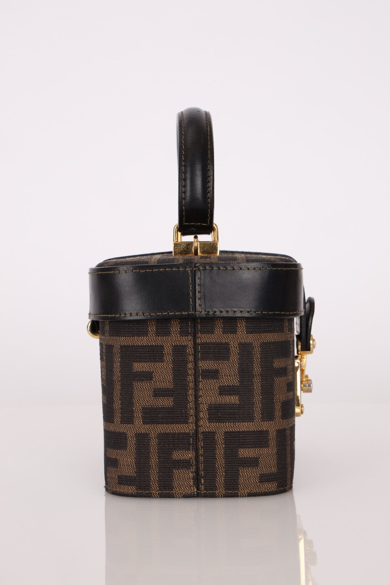Fendi Zucca Vanity Bag w Strap GHW - FashioNica