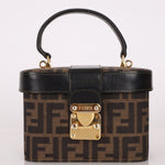 Fendi Zucca Vanity Bag w Strap GHW - FashioNica