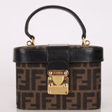 Fendi Zucca Vanity Bag w Strap GHW - FashioNica