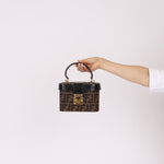 Fendi Zucca Vanity Bag w Strap GHW - FashioNica
