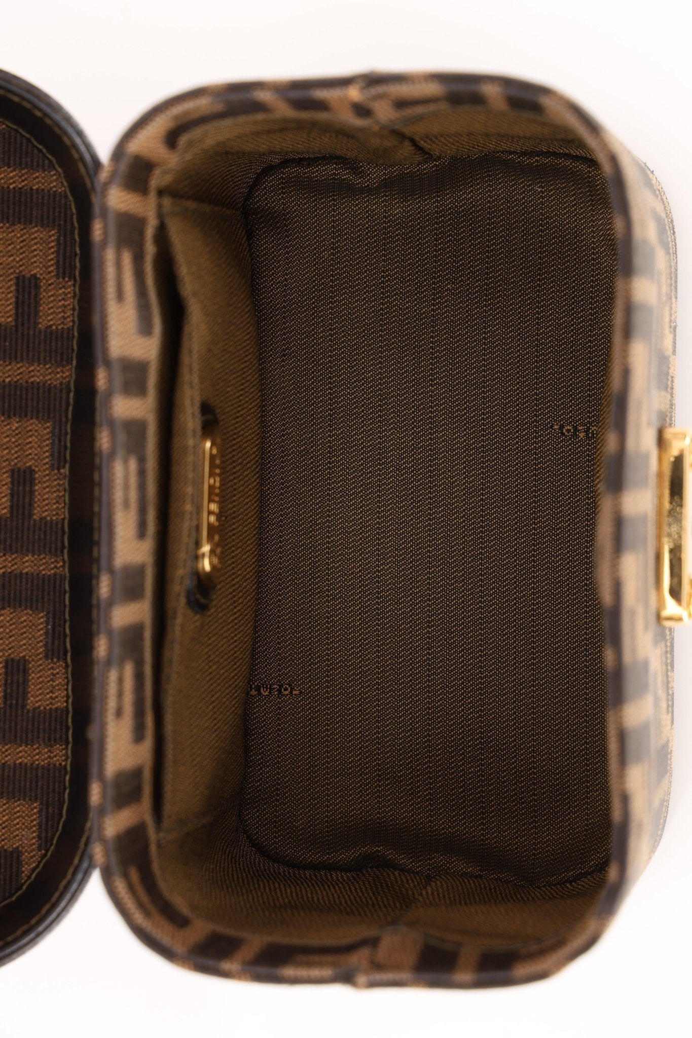 Fendi Zucca Vanity Bag w Strap GHW - FashioNica