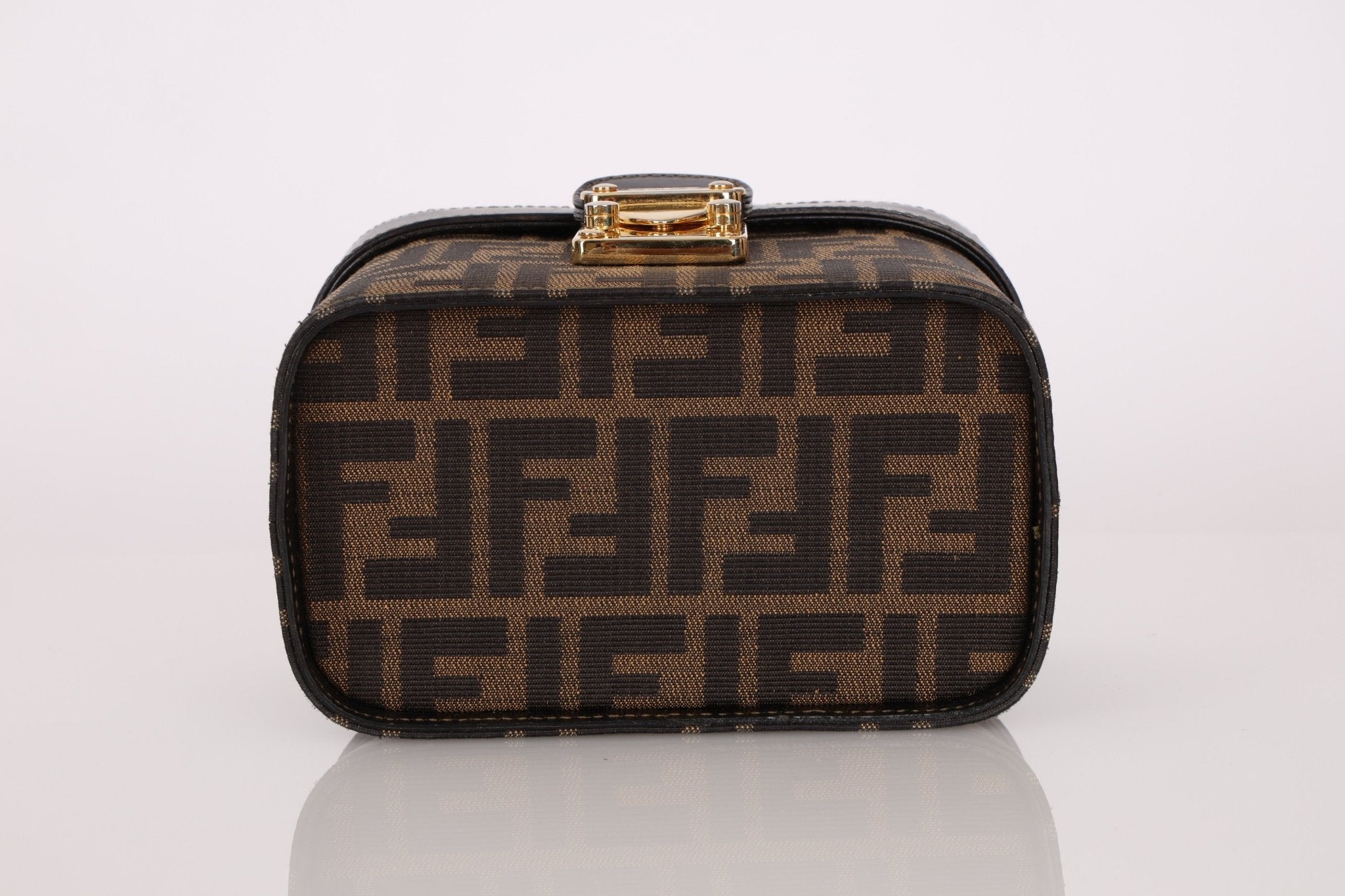 Fendi Zucca Vanity Bag w Strap GHW - FashioNica