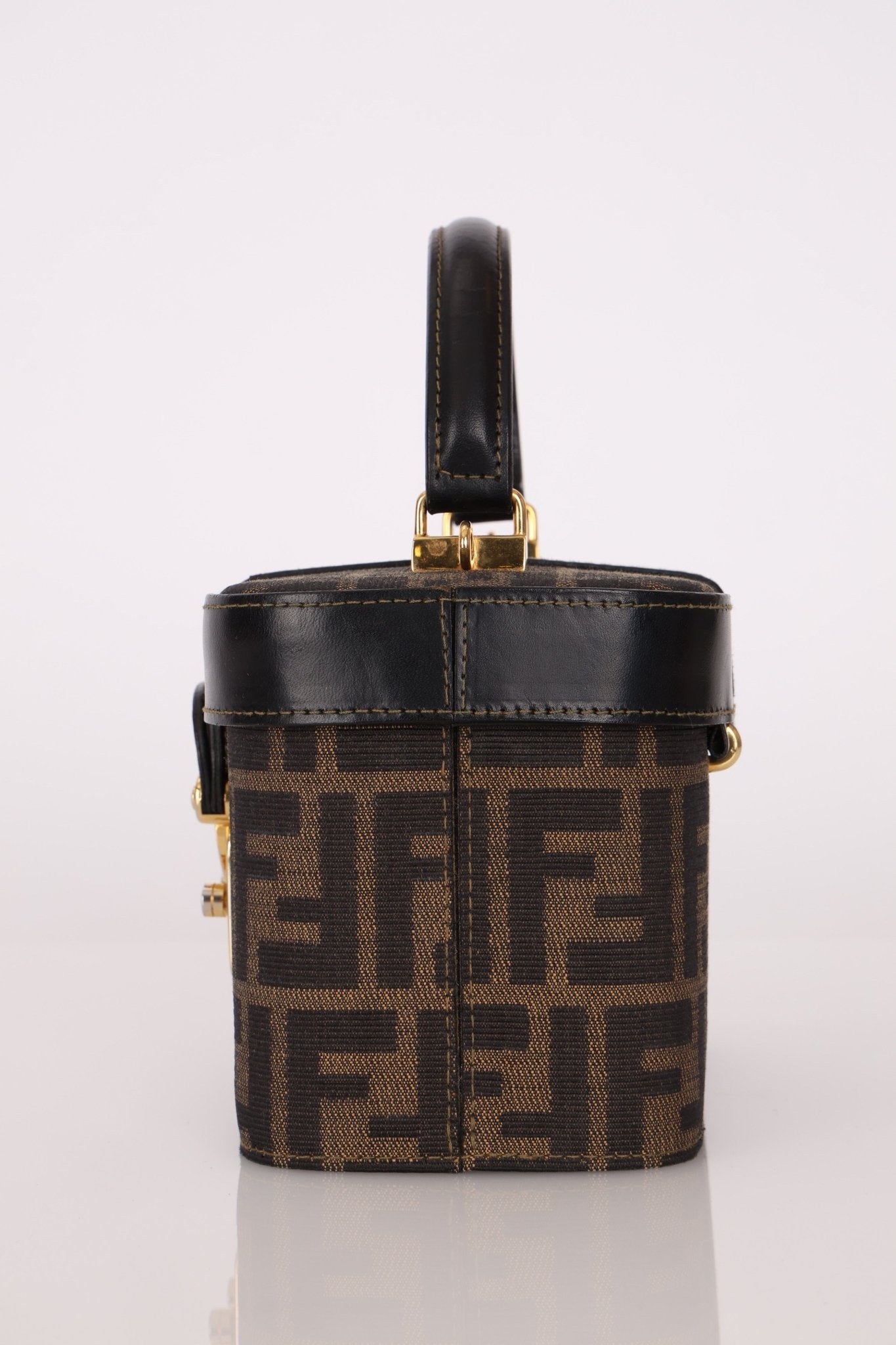 Fendi Zucca Vanity Bag w Strap GHW - FashioNica