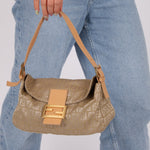 Fendi Zucchino Baguette GHW - FashioNica