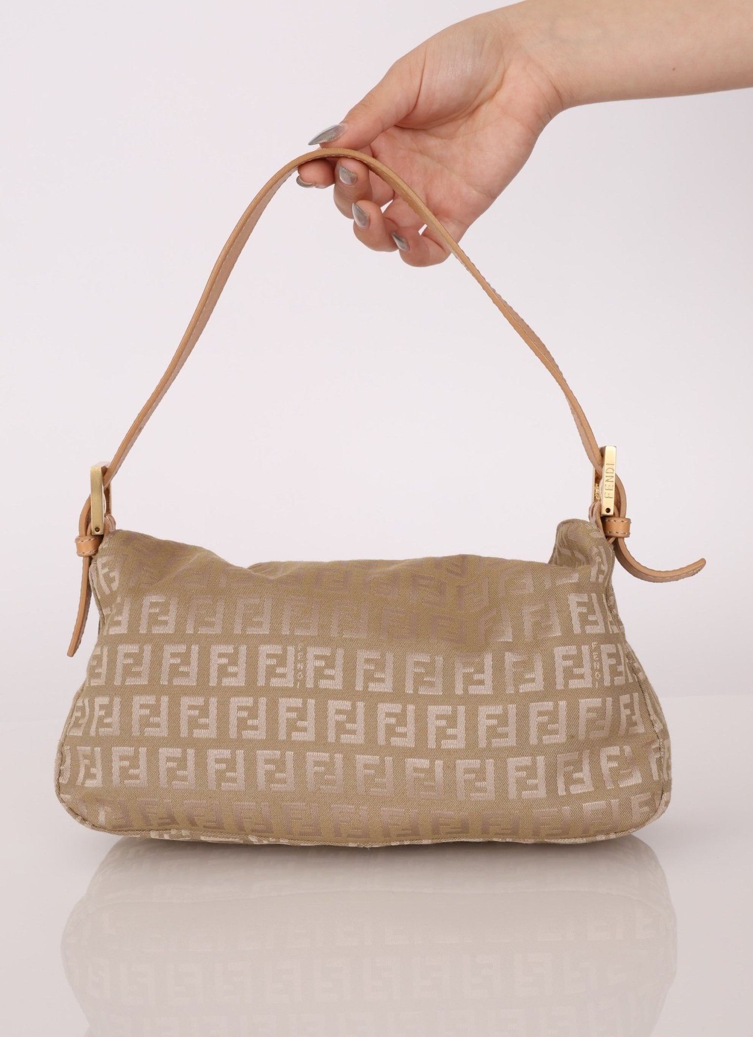 Fendi Zucchino Baguette GHW - FashioNica