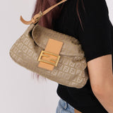 Fendi Zucchino Baguette GHW - FashioNica