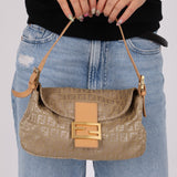 Fendi Zucchino Baguette GHW - FashioNica