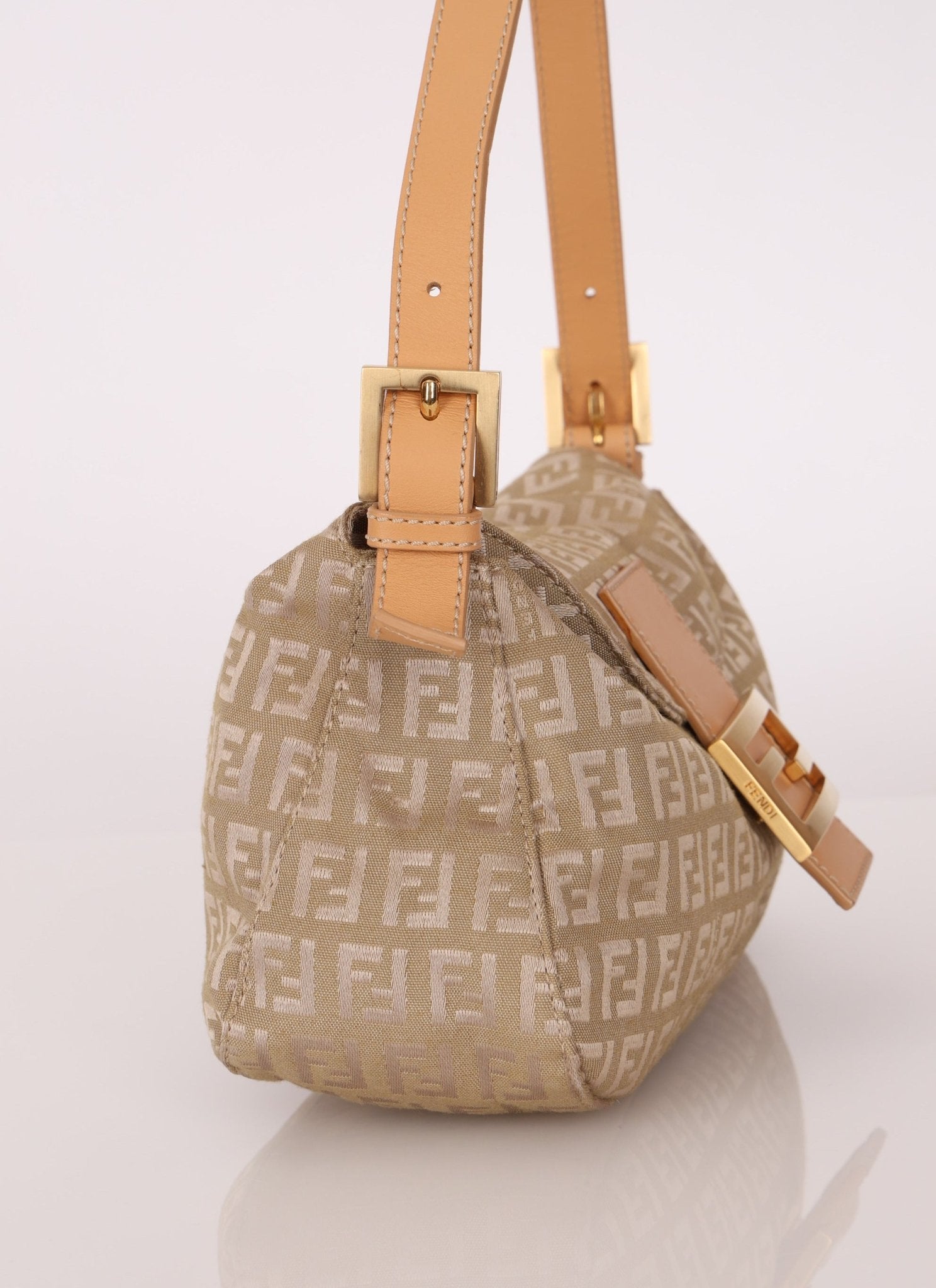 Fendi Zucchino Baguette GHW - FashioNica