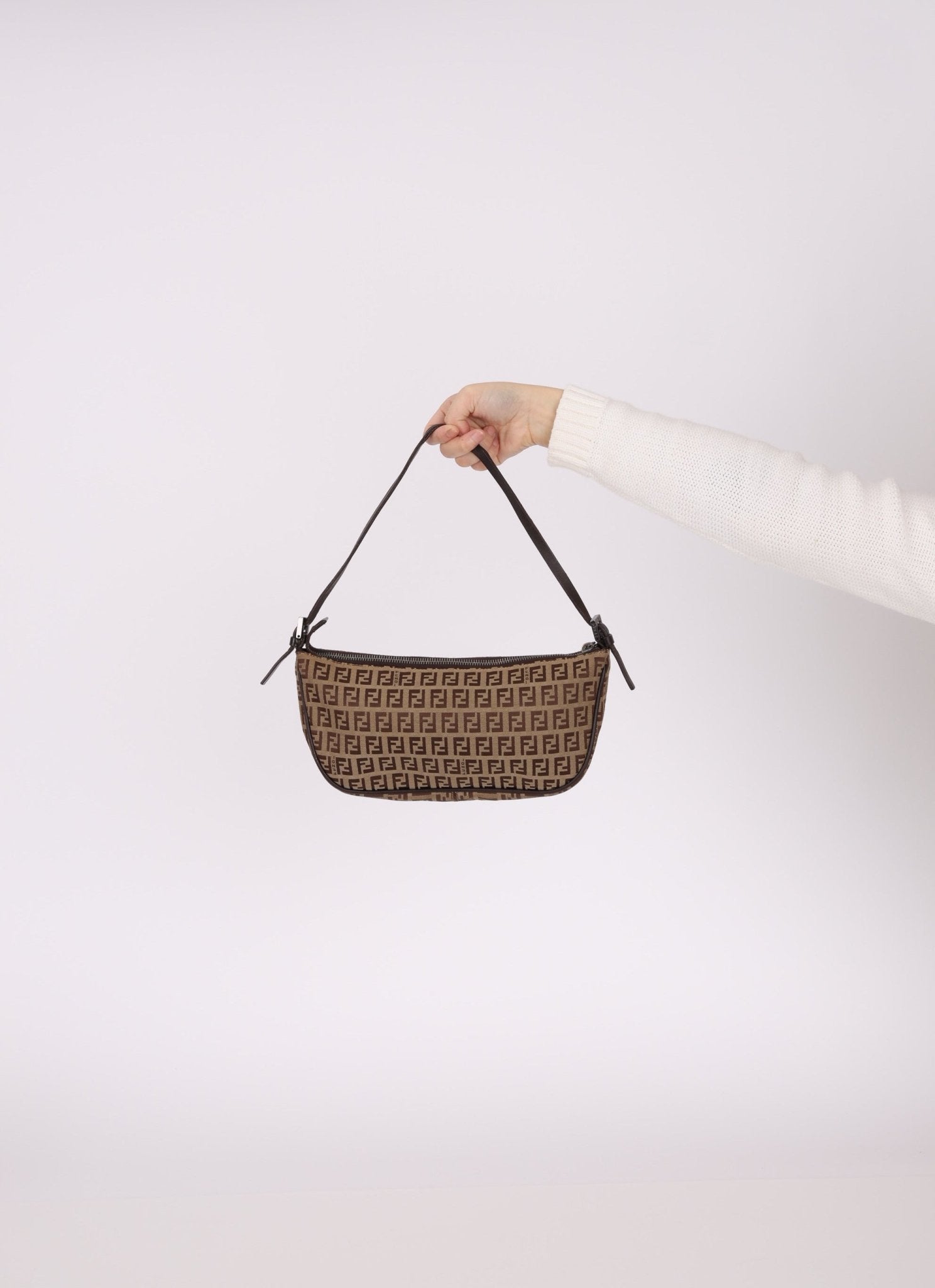 Fendi Zucchino Boat Pochette - FashioNica