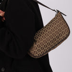 Fendi Zucchino Boat Pochette - FashioNica
