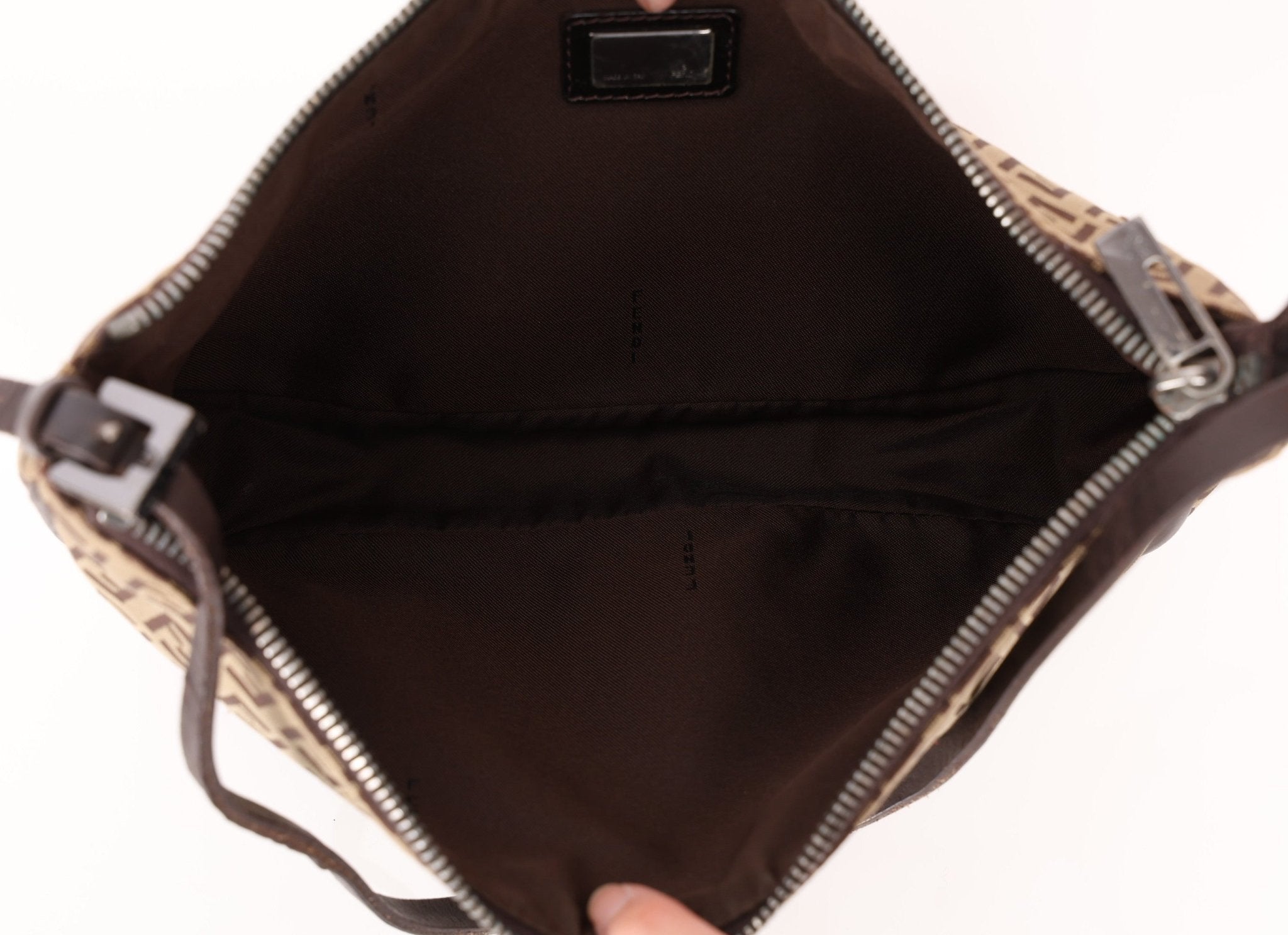 Fendi Zucchino Boat Pochette - FashioNica