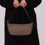 Fendi Zucchino Boat Pochette - FashioNica