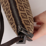 Fendi Zucchino Boat Pochette - FashioNica