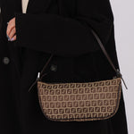 Fendi Zucchino Boat Pochette - FashioNica