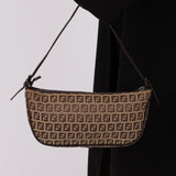 Fendi Zucchino Boat Pochette - FashioNica