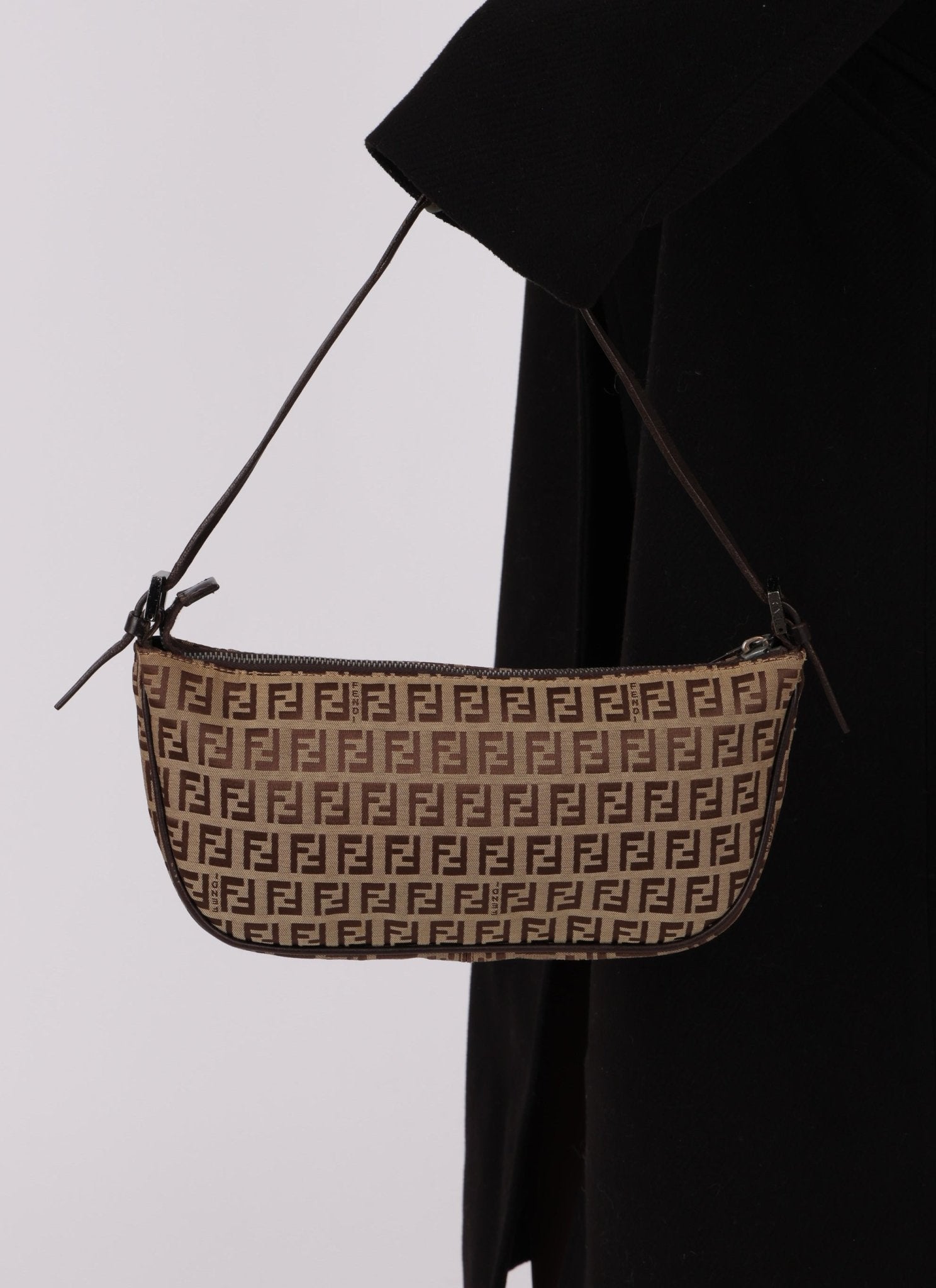 Fendi Zucchino Boat Pochette - FashioNica