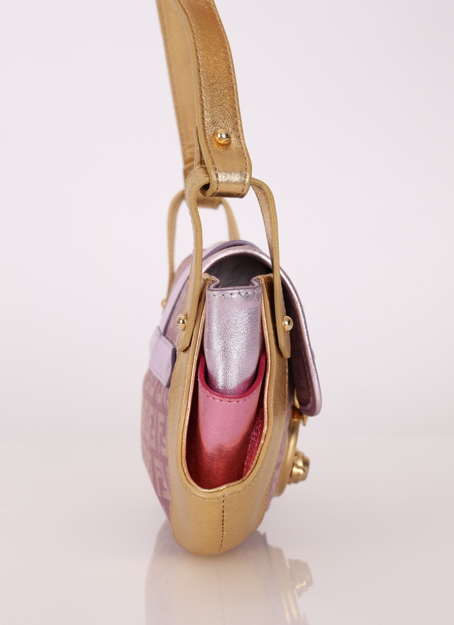 Fendi Zucchino Borsa Tuc Shoulder Bag - FashioNica