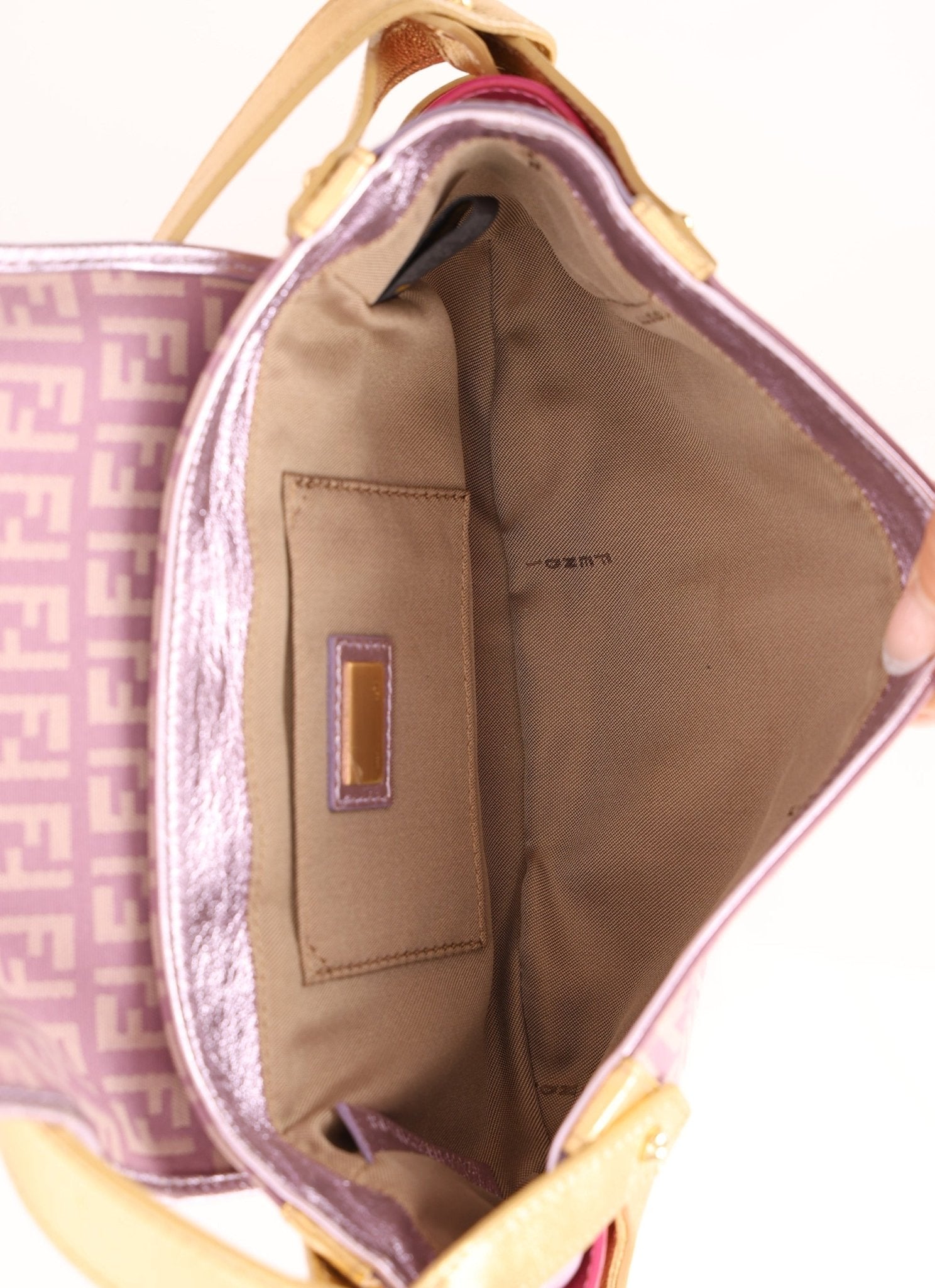 Fendi Zucchino Borsa Tuc Shoulder Bag - FashioNica