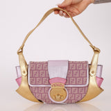 Fendi Zucchino Borsa Tuc Shoulder Bag - FashioNica
