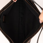 Fendi Zucchino Chocolate Pochette - FashioNica