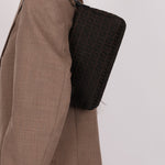 Fendi Zucchino Chocolate Pochette - FashioNica