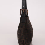 Fendi Zucchino Chocolate Pochette - FashioNica