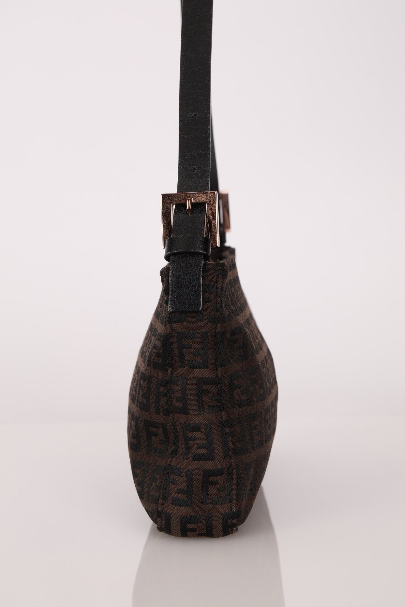 Fendi Zucchino Chocolate Pochette - FashioNica