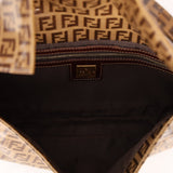 Fendi Zucchino Coated Canvas Baguette GHW - FashioNica