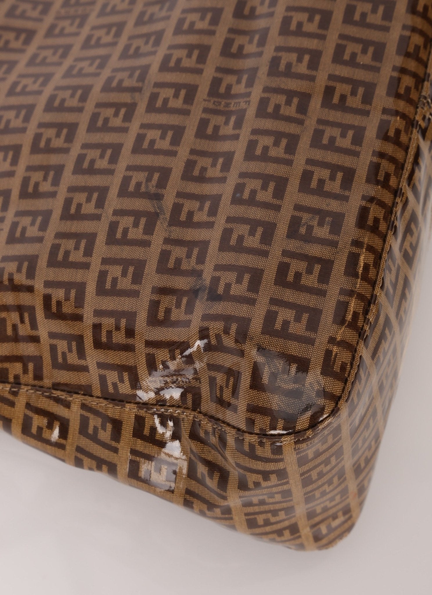 Fendi Zucchino Coated Canvas Mamma Baguette - FashioNica