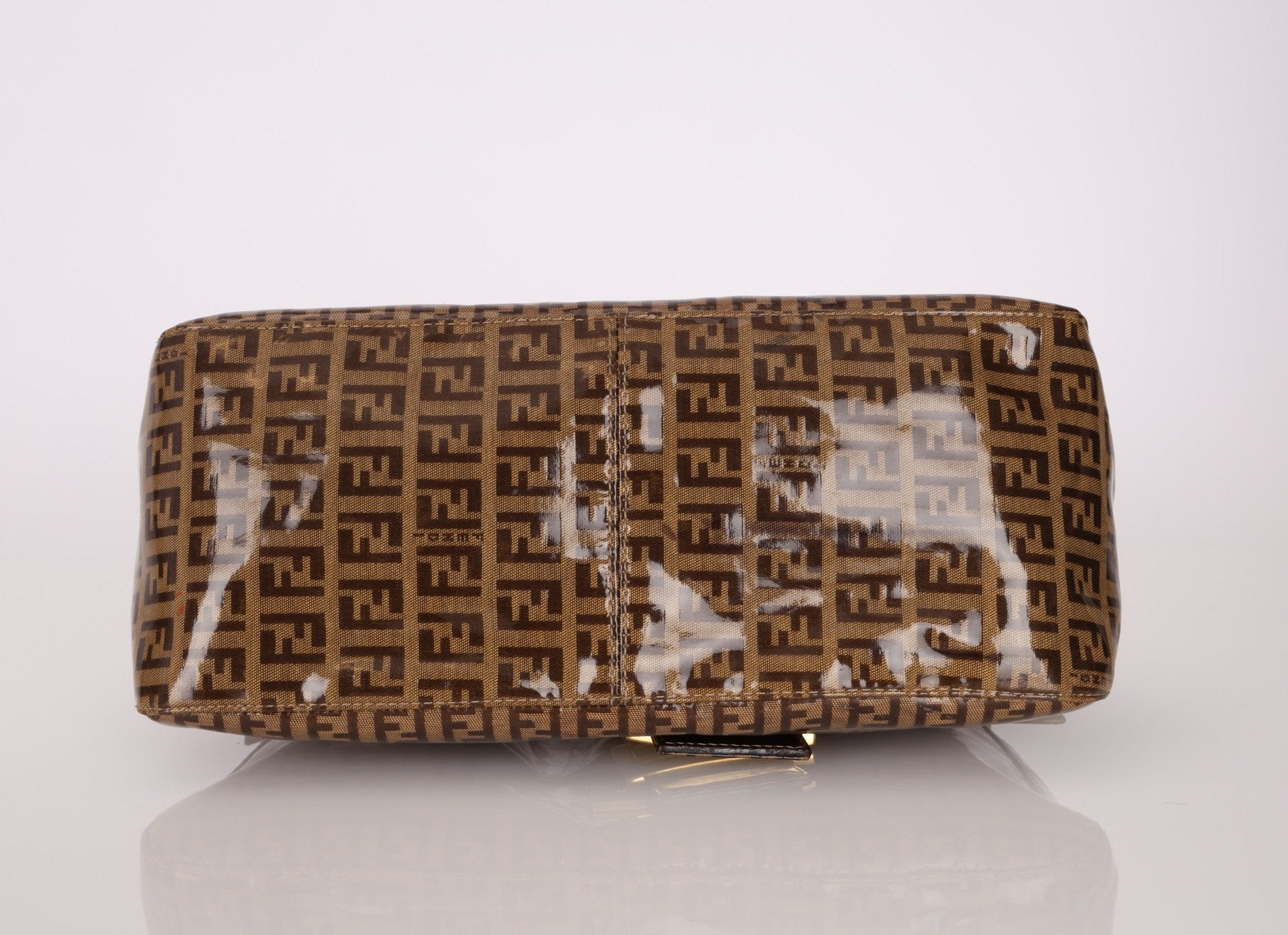 Fendi Zucchino Coated Canvas Mamma Baguette - FashioNica