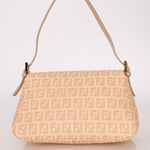 Fendi Zucchino Coated Canvas Mini Mamma Baguette GHW - FashioNica