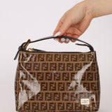 Fendi Zucchino Coated Canvas Mini Pouch - FashioNica