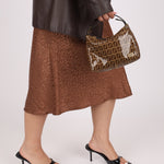 Fendi Zucchino Coated Canvas Mini Pouch - FashioNica