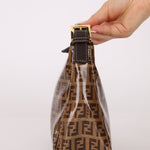 Fendi Zucchino Coated Canvas Mini Pouch - FashioNica