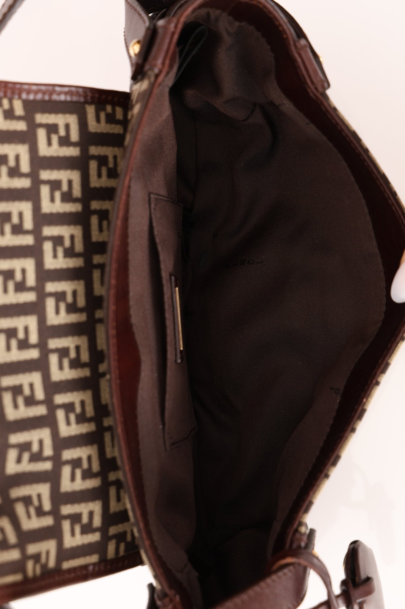 Fendi Zucchino Compilation Shoulder Bag - FashioNica