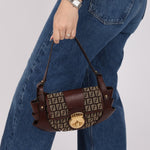 Fendi Zucchino Compilation Shoulder Bag - FashioNica
