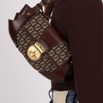 Fendi Zucchino Compilation Shoulder Bag - FashioNica