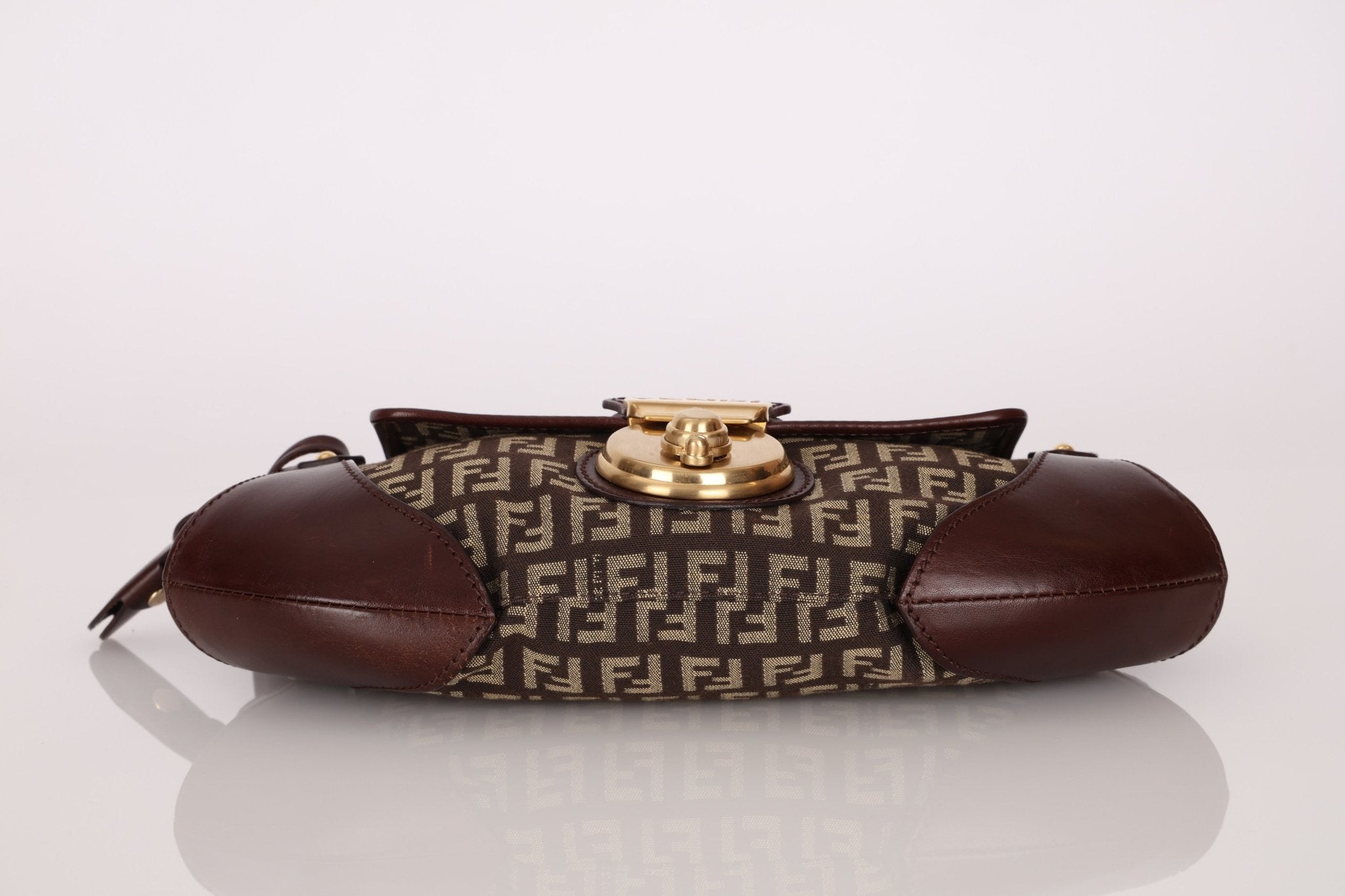 Fendi Zucchino Compilation Shoulder Bag - FashioNica