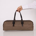 Fendi Zucchino East West Bowler Bag - FashioNica