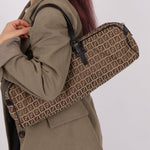 Fendi Zucchino East West Bowler Bag - FashioNica