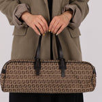 Fendi Zucchino East West Bowler Bag - FashioNica