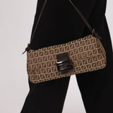 Fendi Zucchino East West Mamma Baguette - FashioNica
