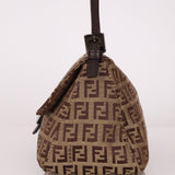 Fendi Zucchino East West Mamma Baguette - FashioNica