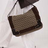 Fendi Zucchino Flap Shoulder Bag - FashioNica