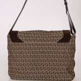 Fendi Zucchino Flap Shoulder Bag - FashioNica