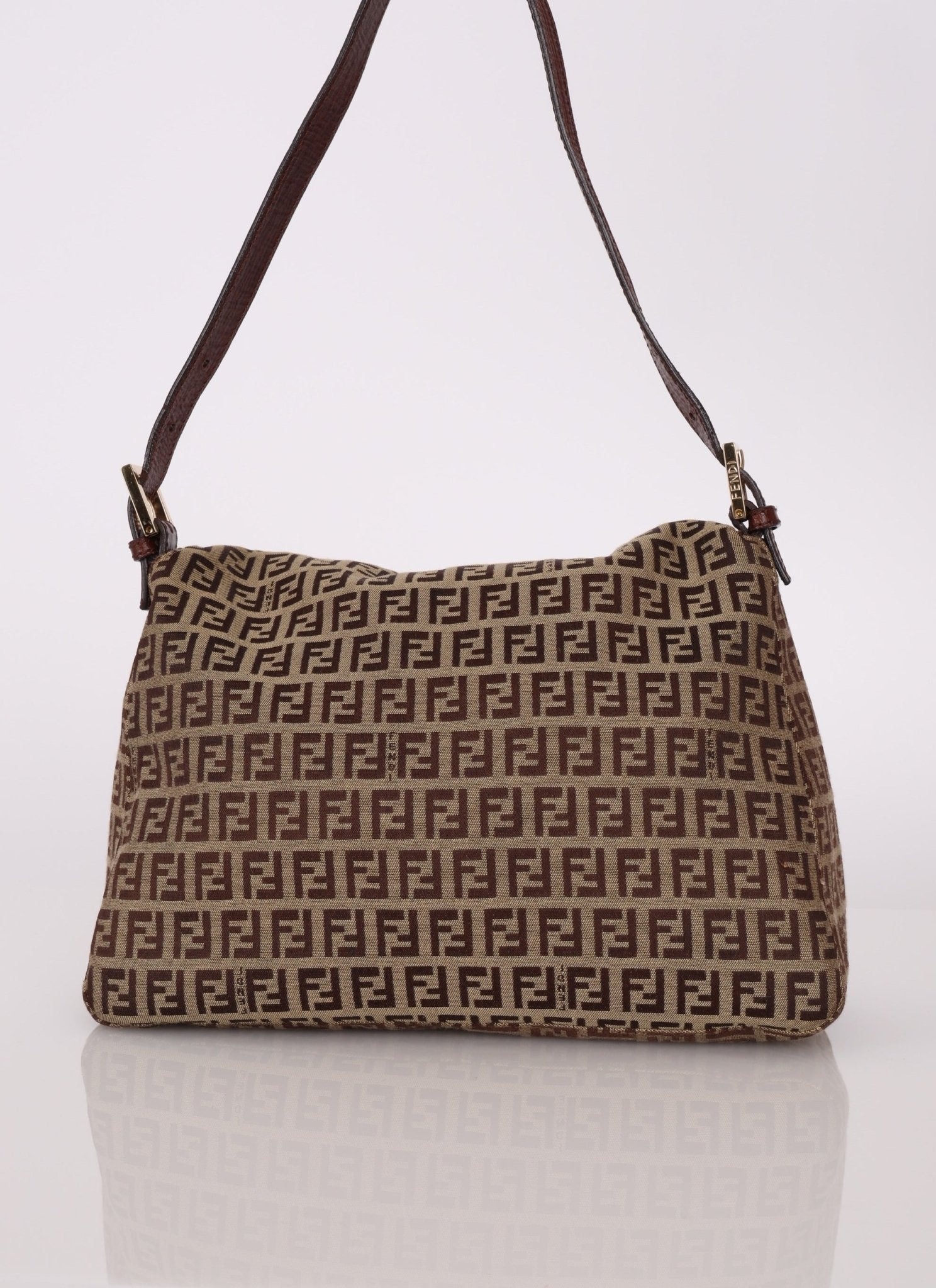 Fendi Zucchino Mamma Baguette GHW - FashioNica